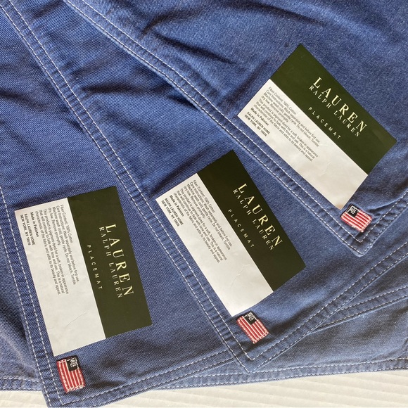 Ralph Lauren Accents Ralph Lauren Table Placemats Set If 4 Blue